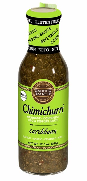 6-PACK OF Sauce Gaucho Ranch Chimichurri Caribbean Flavor, Cordoba Foods