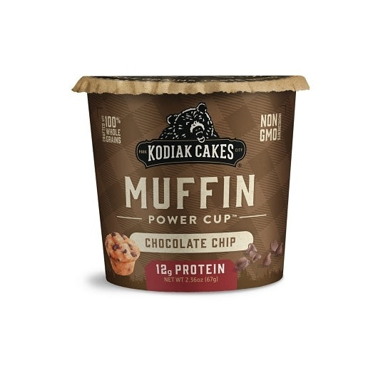 12-PACK OF Chocolate Chip Minute Muffin Kodiak Cakes (Pancake Mix, 12 - 1.68 Oz