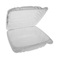 200-PACK OF Container Food Pactiv Corp. SmartLock Hinged Lid Container - Clear Plastic Food Storage 8.34 x 8.24 x 3.05 Inches (200 Count)