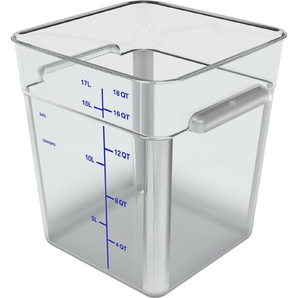 18 QT-PACK OF CONTAINER FOOD STOR CLR SQR