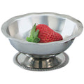3.5 OZ-PACK OF DISH SHERBET S-S SCALLOP EDGE