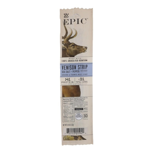 20-PACK OF Meat Stick Venison Steak Strip Epic .8 oz