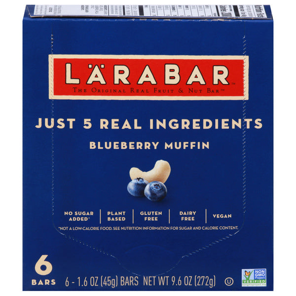 8-PACK OF BAR NUTRITIONAL BLUEBERRY MUFFIN CASE OF 8