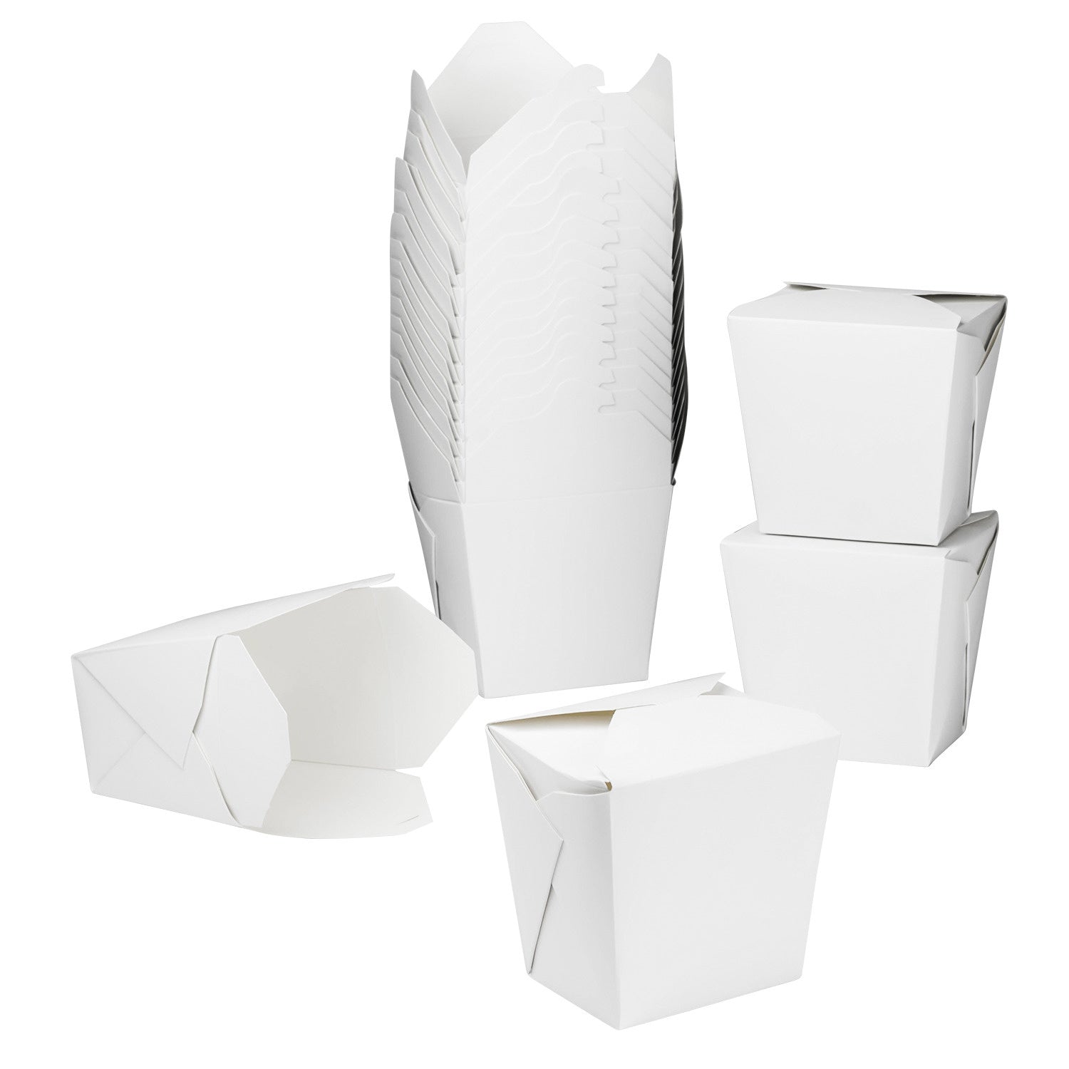 450-PACK OF Box Food Karat 450 ct 32 oz Paper Take-Out Boxes, White