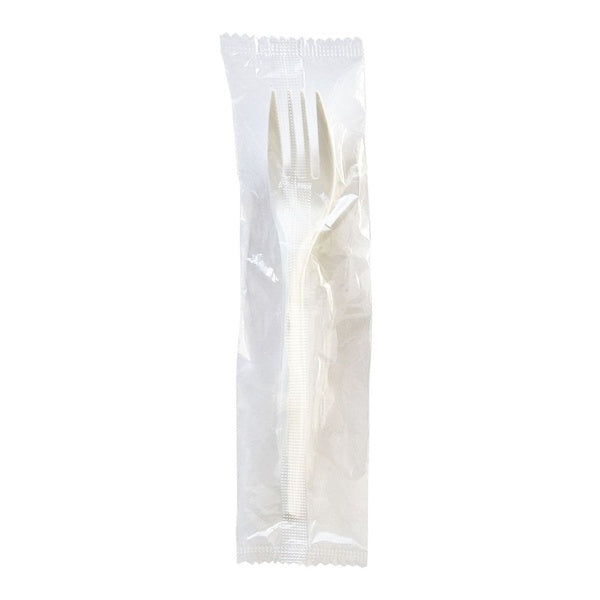1000-PACK OF Cutlery Plastic High-Quality Mediumweight Wrapped Polypropylene Forks - 1000 Count - Ideal for Events and Takeout