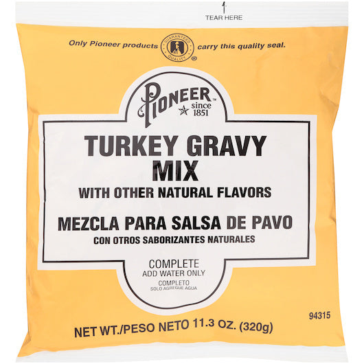 6-PACK OF Turkey Gravy Mix Pioneer, 6 - 11.3 Oz