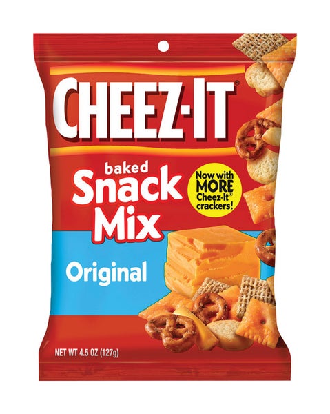 6-PACK OF CHIP CHEEZIE CHEEZIT ORIGINAL SNACK MIX