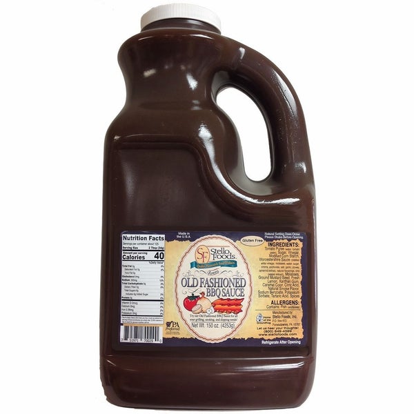 4-PACK OF Sauce BBQ Old Fashioned Rosie's, Stello Foods