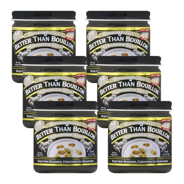 6-PACK OF Soup Base Mushroom Better Than Bouillon 8 oz