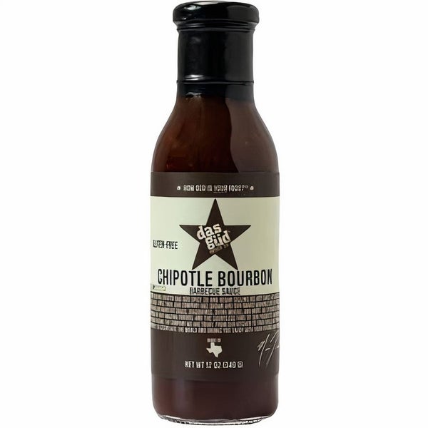 12-PACK OF Sauce Barbecue Chipotle Bourbon, Das Gud