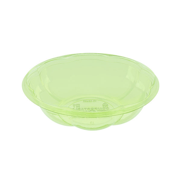 300-PACK OF Container Takeout Karat Earth PLA 18 oz Salad Container (175 mm), Green - 300 pcs