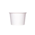 1000-PACK OF Container Takeout Karat 1,000 ct 8 oz Gourmet Paper Food Container | White | 96 mm