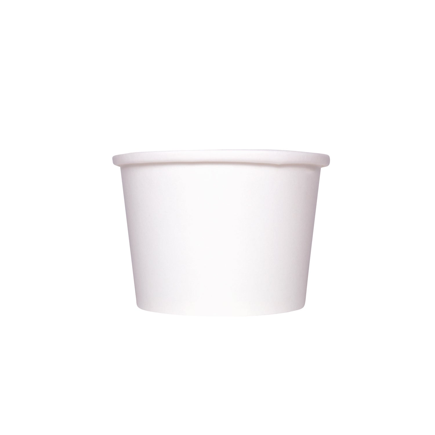 1000-PACK OF Container Takeout Karat 1,000 ct 8 oz Gourmet Paper Food Container | White | 96 mm