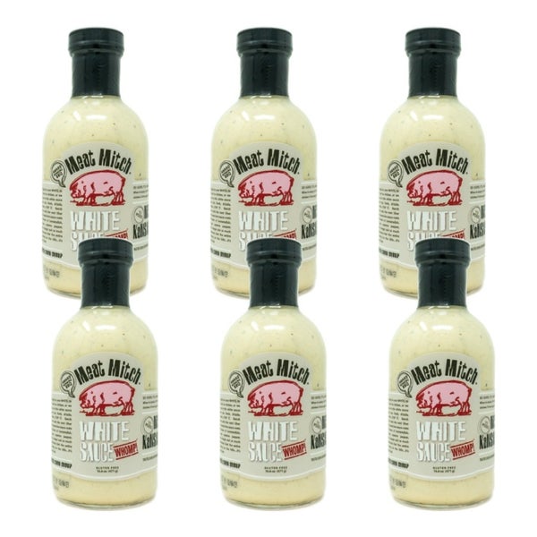 6-PACK OF Sauce Bbq Whomp White Meat Mitch 16 oz