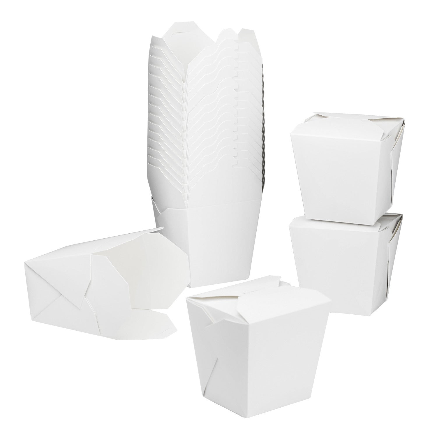 450-PACK OF Box Food Karat 450 ct 26 oz Chinese Take-Out Boxes, White