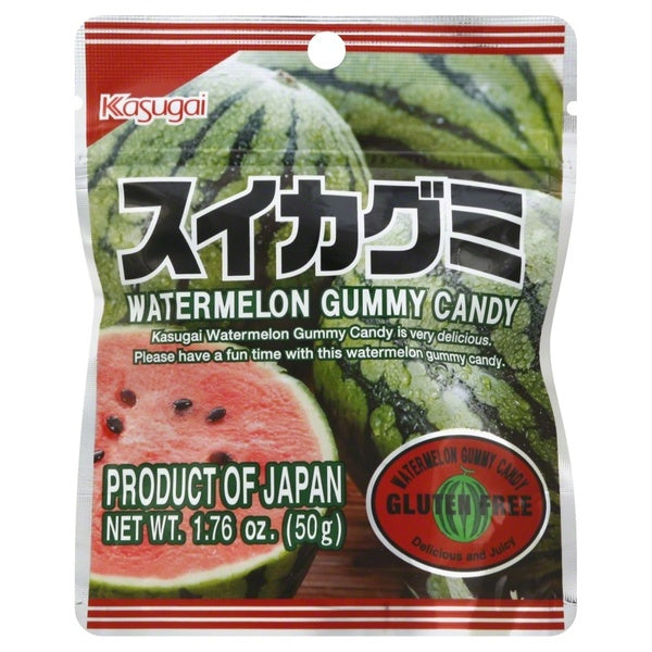12-PACK OF CANDY GUMMY WATERMELON 1.76 OUNCE - CASE OF 12