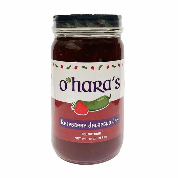 12-PACK OF Jam Raspberry Jalapeno O'Hara's, Ohio South Farm