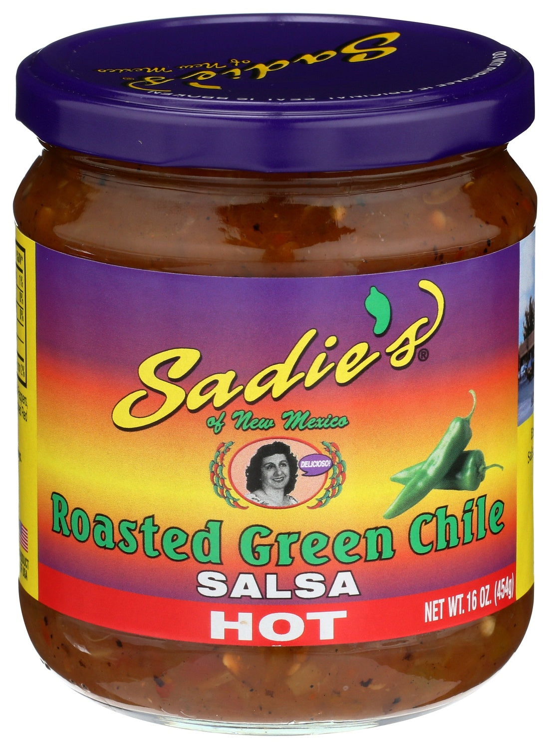 12-PACK OF SALSA HOT ROASTED GREEN CHILE