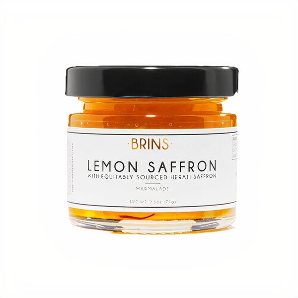 24-PACK OF Spread Lemon Saffron 2.5 oz, Brins Jams
