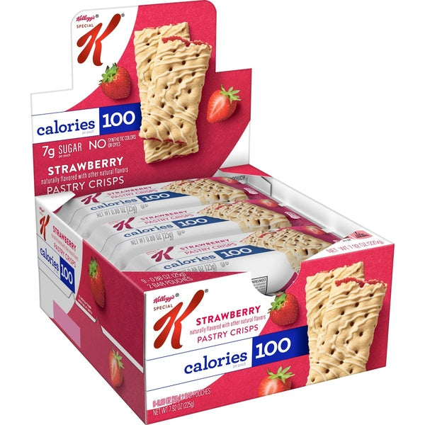 9-PACK OF SNACK BAR FRUIT CRISP STWBRY