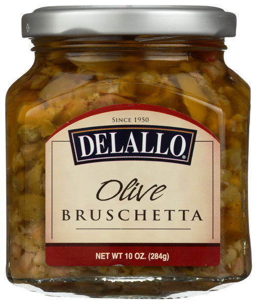 6-PACK OF Olive Mix Bruschetta Delallo 10 oz