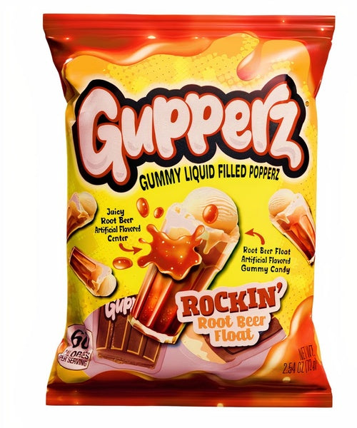 48-PACK OF Candy Rockin' Root Beer Float Gupperz