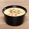 300-PACK OF Bowl Food Karat 300 ct 48 oz Disposable Bowls | Black | Injection Molded PP | 179 mm