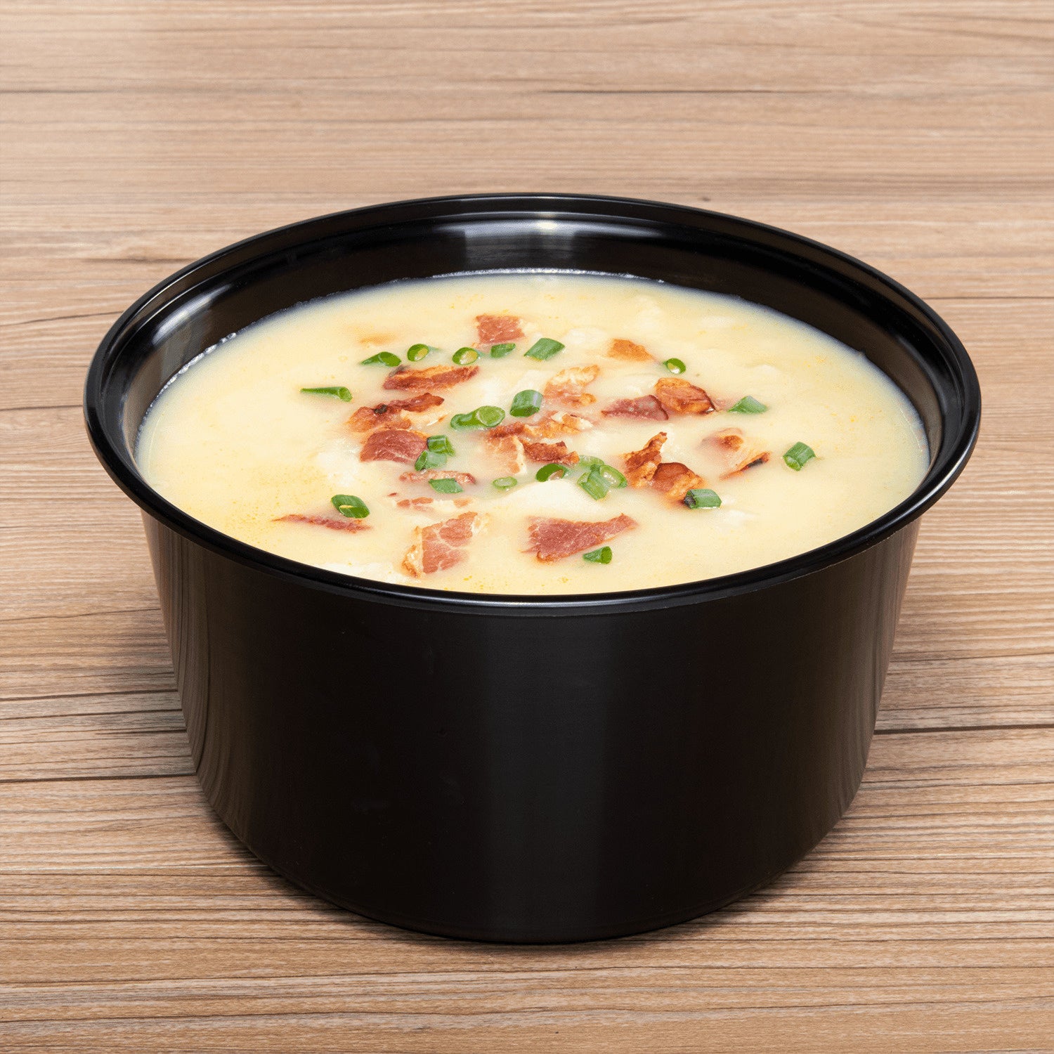 300-PACK OF Bowl Food Karat 300 ct 48 oz Disposable Bowls | Black | Injection Molded PP | 179 mm