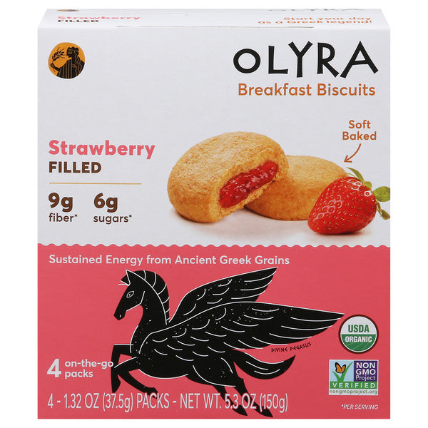 6-PACK OF BISCUIT STRAWBERRY STRAWBERRY FILLED 5.28 OUNCE - CASE OF 6