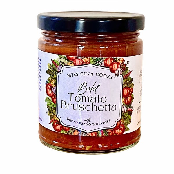 12-PACK OF Bruschetta Bold Tomato Miss Gina Cooks