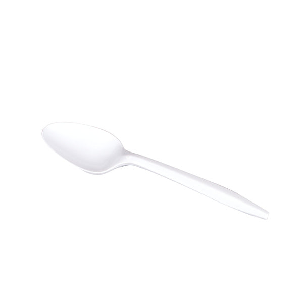 1000-PACK OF Teaspoon Plastic Karat 1,000 ct PP Plastic Medium Weight Tea Spoons, White