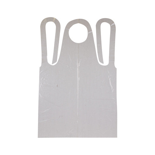 100-PACK OF Heavy Duty Smooth Clear Poly Apron Neatgards, 1 - 100 - 100 EA