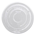 1000-PACK OF Lid Karat C-KC626TS-NH Clear PET Lids for Cold Cups - 12 oz. to 24 oz. Size, No Hole Design, 1000 Count Carton