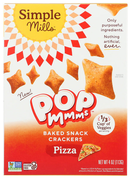 6-PACK OF Snack Cracker Simple Mills 4 oz