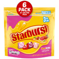 6-PACK OF Fave Reds Stand Up Pouch Party Size Starburst, 6 - 50 Oz
