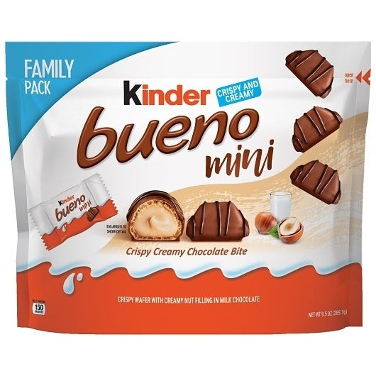 8-PACK OF Kinder Joy Mini Kinder Bueno Bites/Mini Bueno, 8 - 9.5 Oz