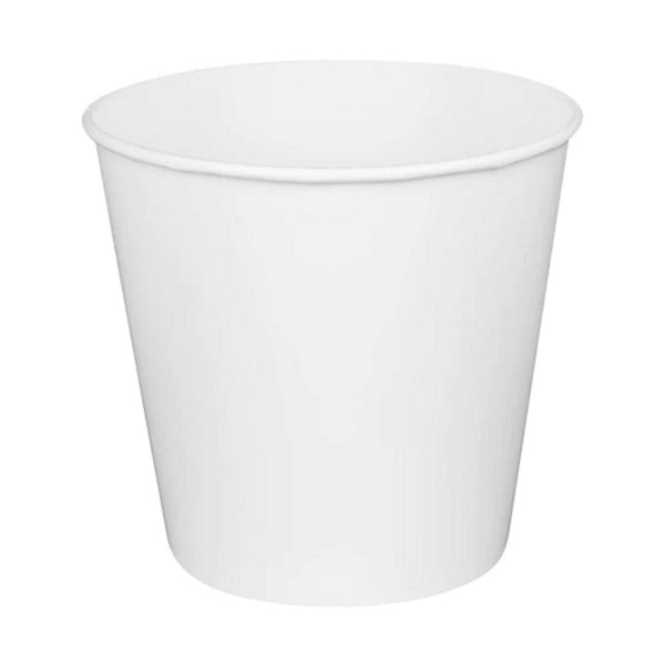 150-PACK OF Bucket Paper Karat C-FB170W Large 170 oz. White Paper Food Buckets - Perfect for Family Meals and Movie Nights (150 Count)