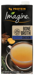 12-PACK OF Broth Chicken Imagine 32 fo