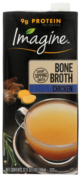 12-PACK OF Broth Chicken Imagine 32 fo