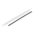 5000-PACK OF Straw Wrapped Karat 5,000 ct Stir Straws | Individually Wrapped | Black, PP (7.5")