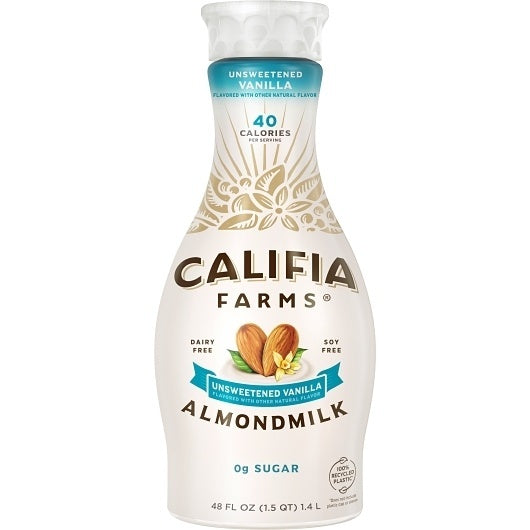 6-PACK OF Unsweetened Vanilla Almond Milk Califia Farms, 6 - 48 Fo