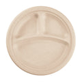 500-PACK OF Plate Round Karat Earth 9'' Molded Fiber Round Plates, PFAS Free, Natural - 500 pcs