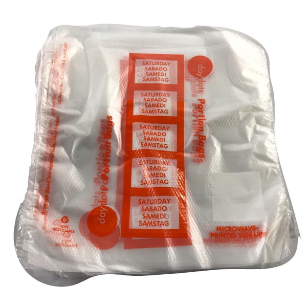 1000-PACK OF BAG PLAS PORTION SATRDAY MICRO