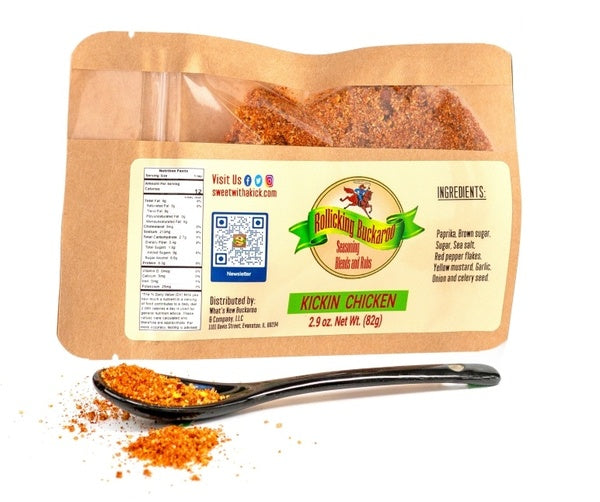 6-PACK OF Rollicking Buckaroo Kickin Chicken Seasoning - Case of 6 - 2.9 oz.