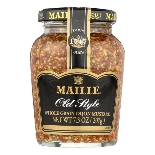 6-PACK OF Mustard Olde Style Whole Grain Maille 7.3 oz