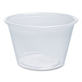 2500-PACK OF Container Food Dart 400PC Conex Complements 4 oz. Clear Polypropylene Portion Containers - Ideal for Sauces, Dressings, and More