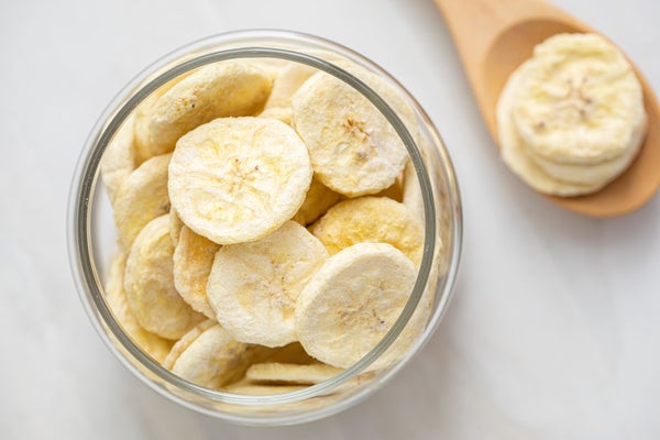48-PACK OF Banana Bites, Premium Freeze-Dried Banana, Snakklub
