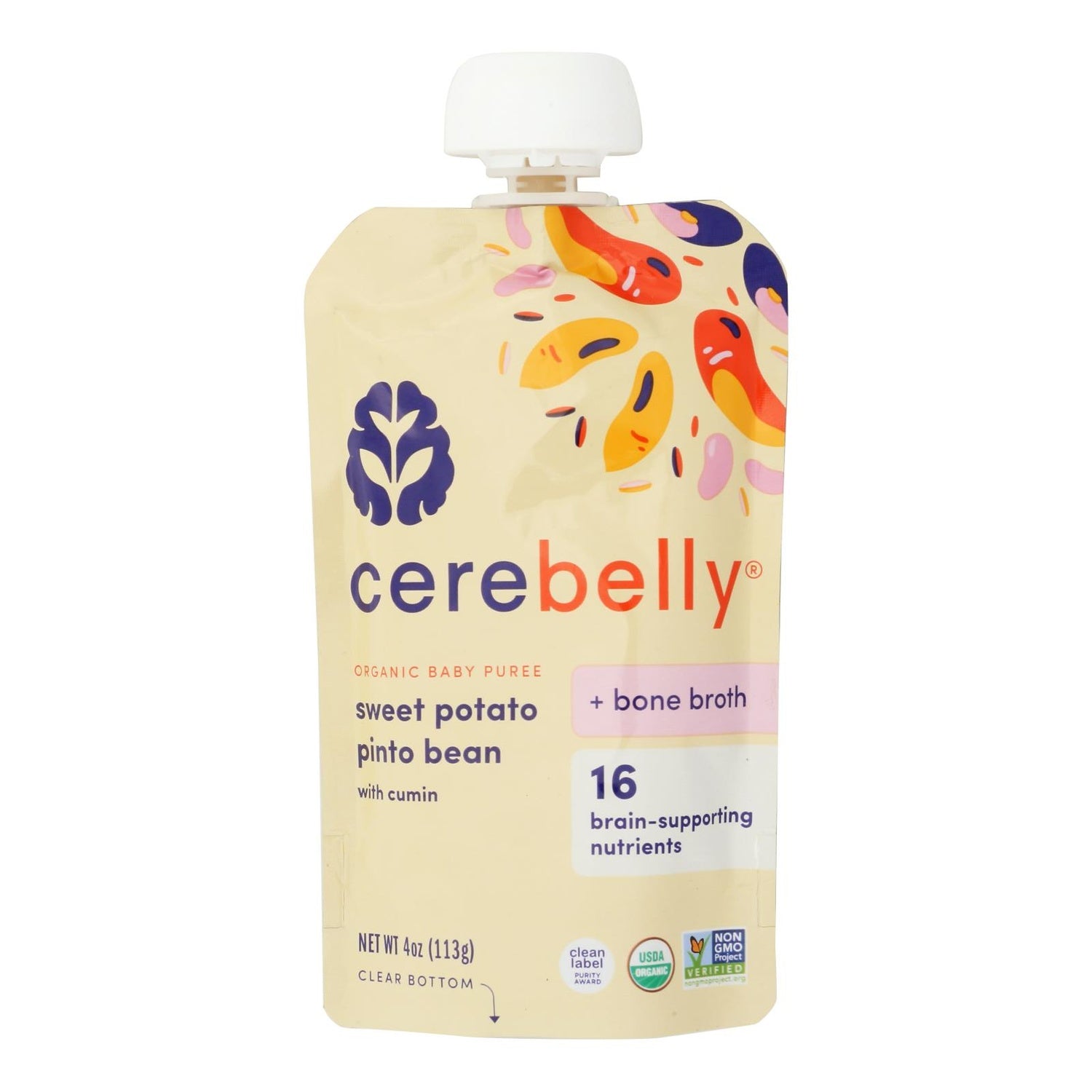 6-PACK OF FOOD BABY SWEET POTATO PINTO BEAN