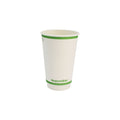 500-PACK OF CUP HOT COMPOSTABLE PAPER SQUAT SMOOTH INSULATED 16 OZ DISPOSABLE