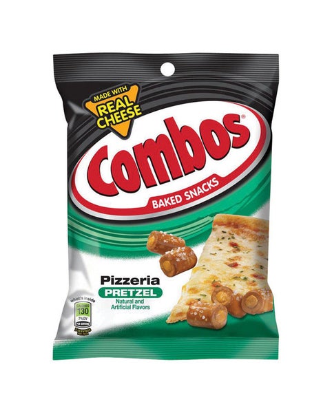12-PACK OF SNACK PRETZEL PIZZERIA FILLED
